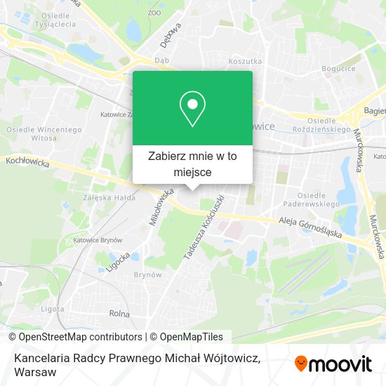 Mapa Kancelaria Radcy Prawnego Michał Wójtowicz