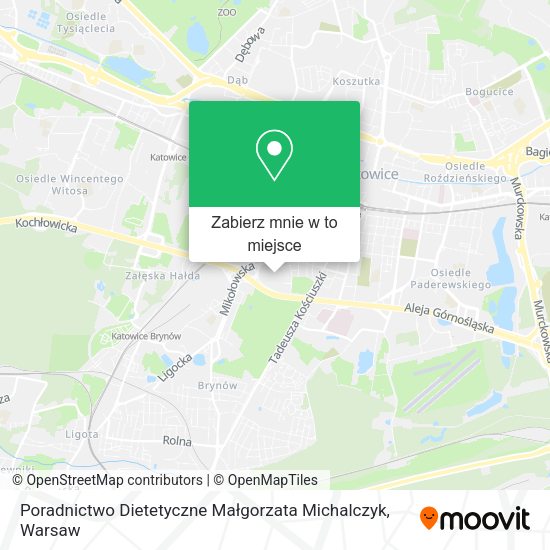 Mapa Poradnictwo Dietetyczne Małgorzata Michalczyk