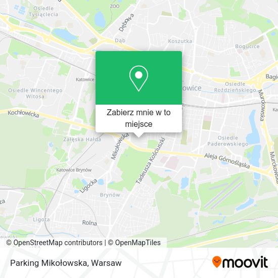 Mapa Parking Mikołowska