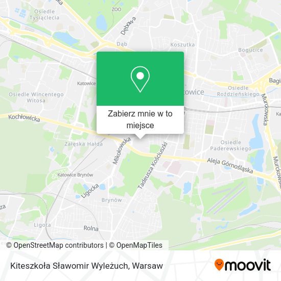 Mapa Kiteszkoła Sławomir Wyleżuch