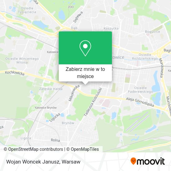 Mapa Wojan Woncek Janusz