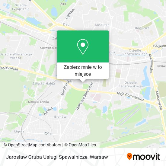 Mapa Jarosław Gruba Usługi Spawalnicze