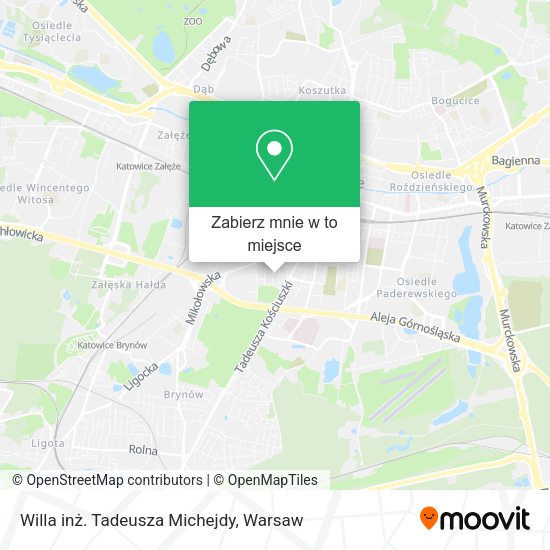 Mapa Willa inż. Tadeusza Michejdy