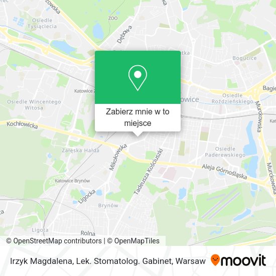 Mapa Irzyk Magdalena, Lek. Stomatolog. Gabinet