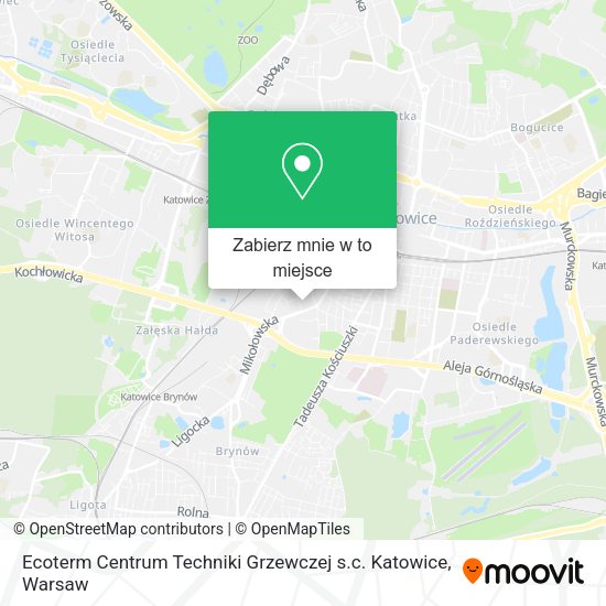 Mapa Ecoterm Centrum Techniki Grzewczej s.c. Katowice