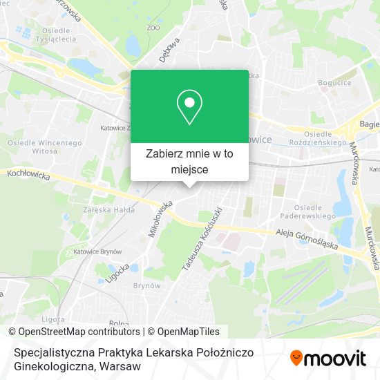 Mapa Specjalistyczna Praktyka Lekarska Położniczo Ginekologiczna