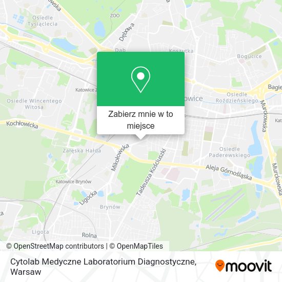 Mapa Cytolab Medyczne Laboratorium Diagnostyczne