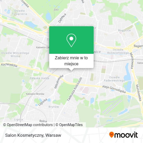 Mapa Salon Kosmetyczny