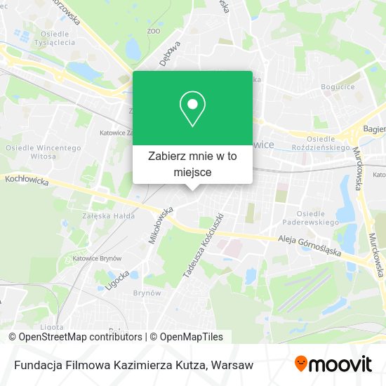 Mapa Fundacja Filmowa Kazimierza Kutza