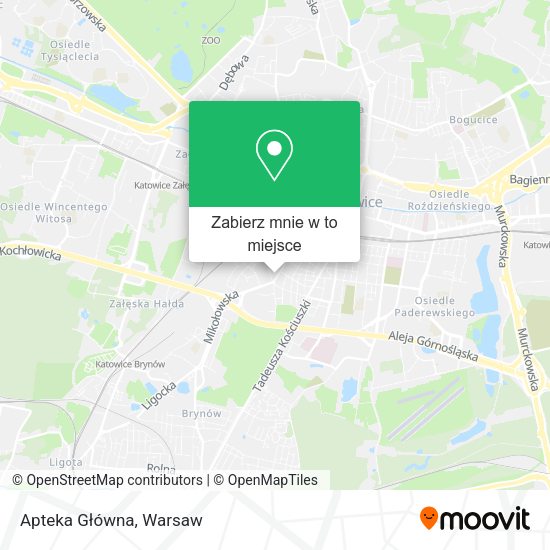 Mapa Apteka Główna