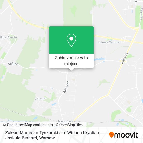 Mapa Zakład Murarsko Tynkarski s.c. Widuch Krystian Jaskuła Bernard