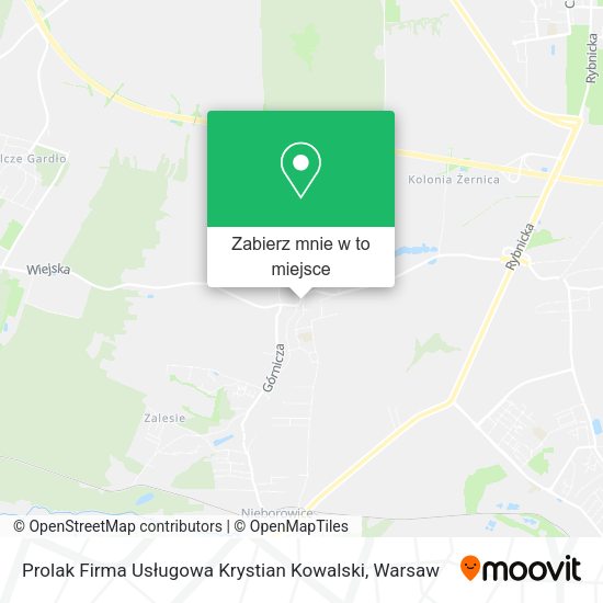 Mapa Prolak Firma Usługowa Krystian Kowalski