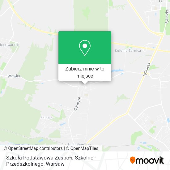 Mapa Szkoła Podstawowa Zespołu Szkolno - Przedszkolnego