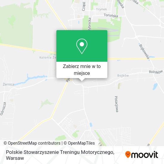 Mapa Polskie Stowarzyszenie Treningu Motorycznego