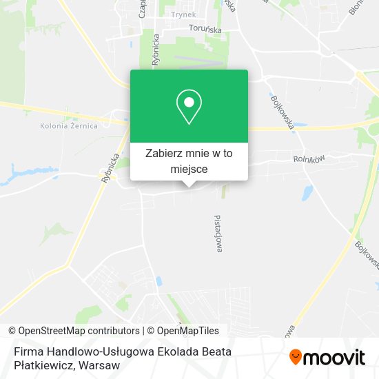 Mapa Firma Handlowo-Usługowa Ekolada Beata Płatkiewicz