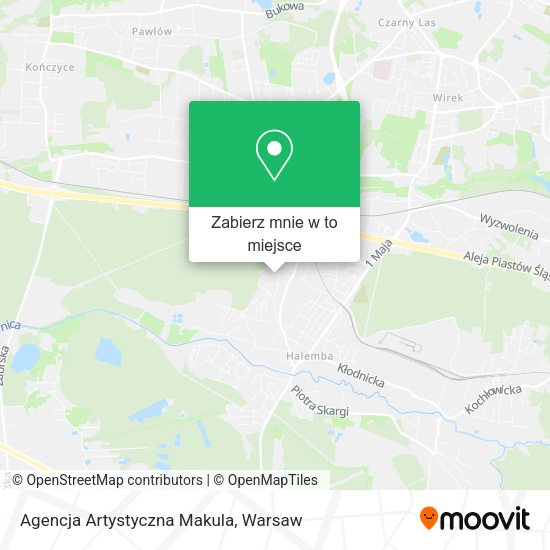 Mapa Agencja Artystyczna Makula