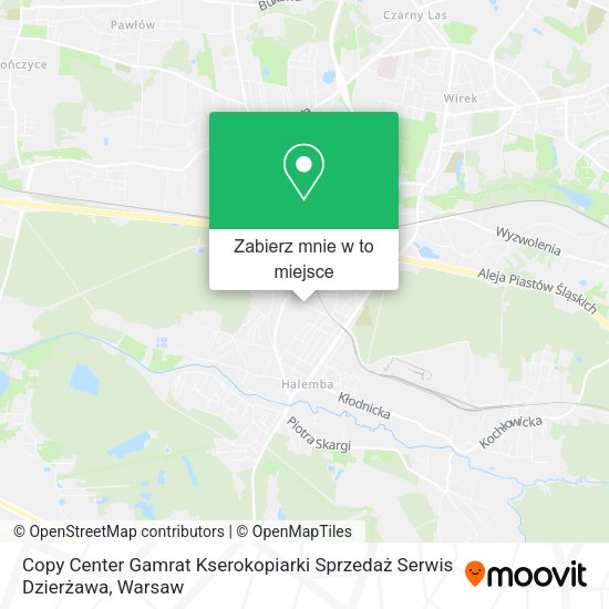 Mapa Copy Center Gamrat Kserokopiarki Sprzedaż Serwis Dzierżawa