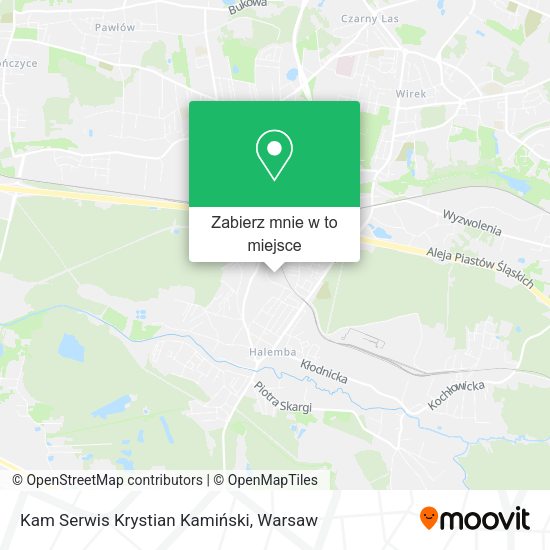 Mapa Kam Serwis Krystian Kamiński