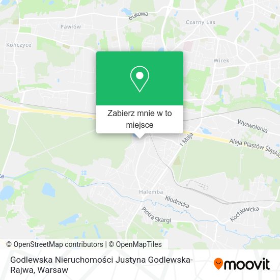 Mapa Godlewska Nieruchomości Justyna Godlewska-Rajwa