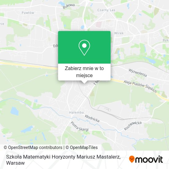 Mapa Szkoła Matematyki Horyzonty Mariusz Mastalerz