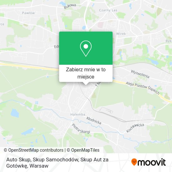 Mapa Auto Skup, Skup Samochodów, Skup Aut za Gotówkę