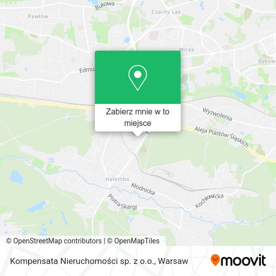 Mapa Kompensata Nieruchomości sp. z o.o.