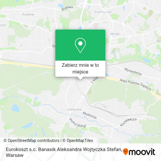 Mapa Eurokoszt s.c. Banasik Aleksandra Wojtyczka Stefan