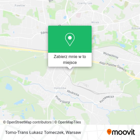 Mapa Tomo-Trans Łukasz Tomeczek