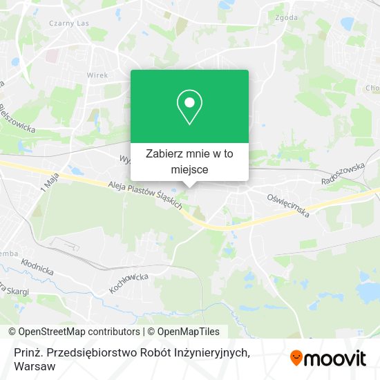 Mapa Prinż. Przedsiębiorstwo Robót Inżynieryjnych