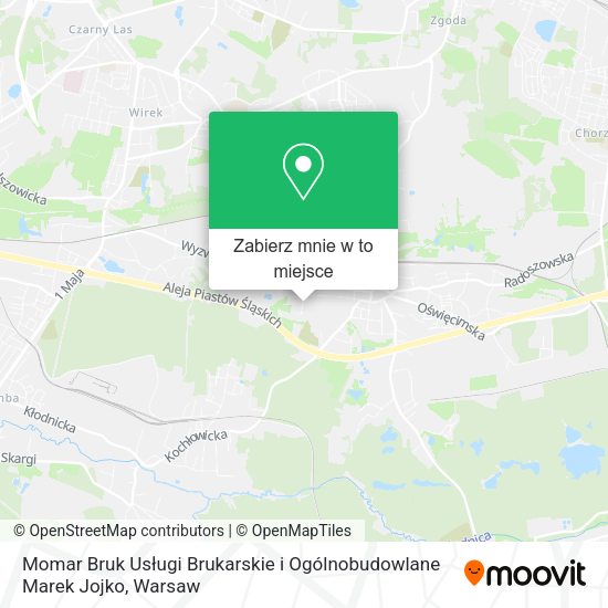 Mapa Momar Bruk Usługi Brukarskie i Ogólnobudowlane Marek Jojko