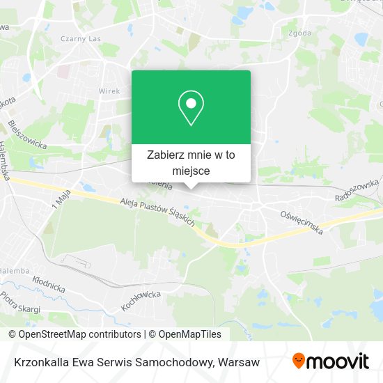 Mapa Krzonkalla Ewa Serwis Samochodowy