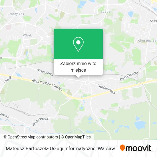 Mapa Mateusz Bartoszek- Usługi Informatyczne