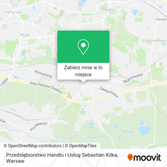 Mapa Przedsiębiorstwo Handlu i Usług Sebastian Kilka