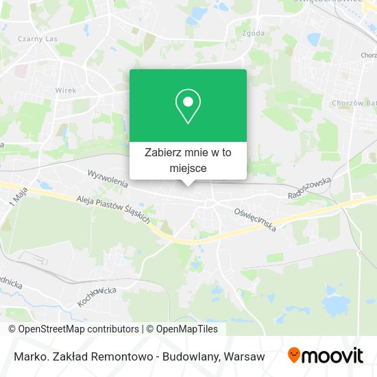 Mapa Marko. Zakład Remontowo - Budowlany