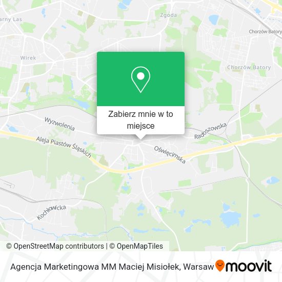 Mapa Agencja Marketingowa MM Maciej Misiołek