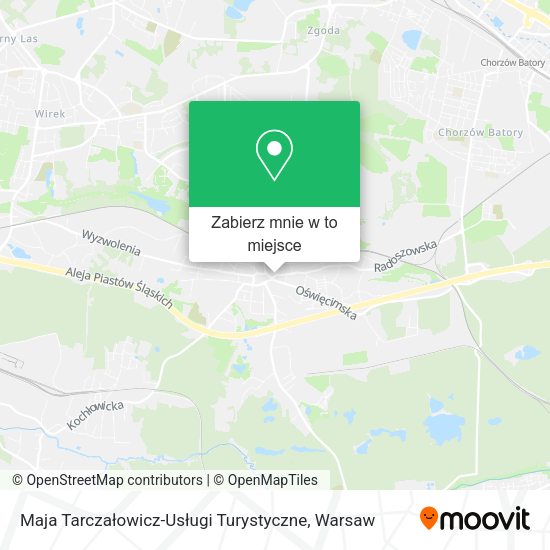 Mapa Maja Tarczałowicz-Usługi Turystyczne