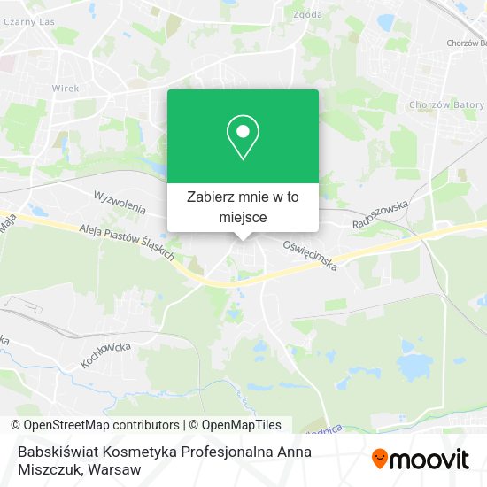 Mapa Babskiświat Kosmetyka Profesjonalna Anna Miszczuk