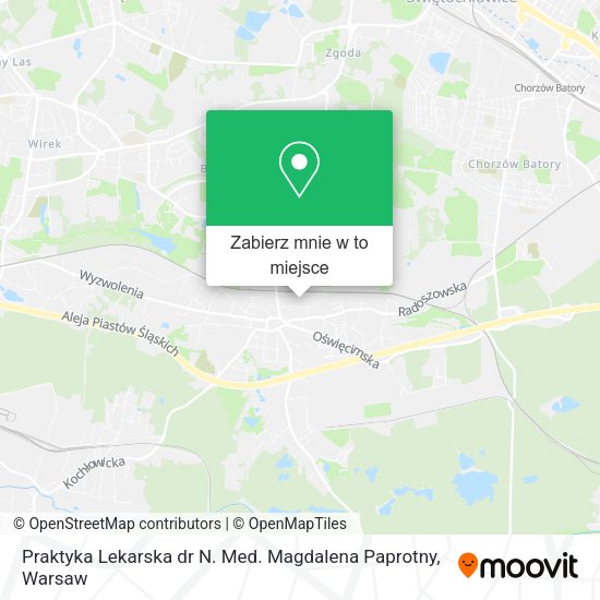 Mapa Praktyka Lekarska dr N. Med. Magdalena Paprotny