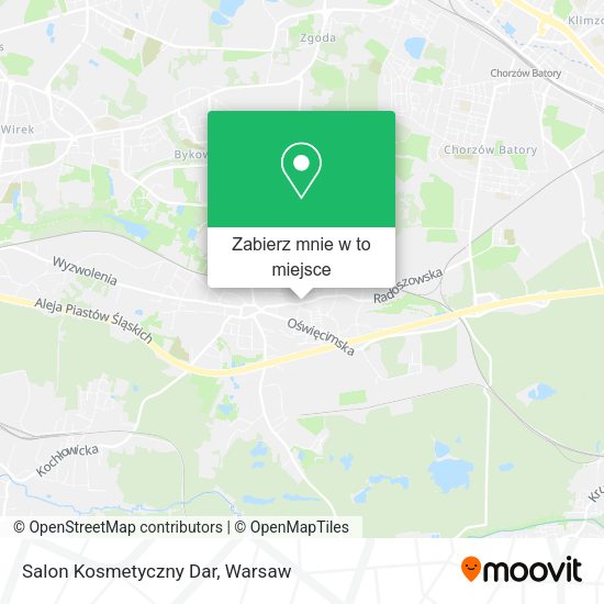 Mapa Salon Kosmetyczny Dar