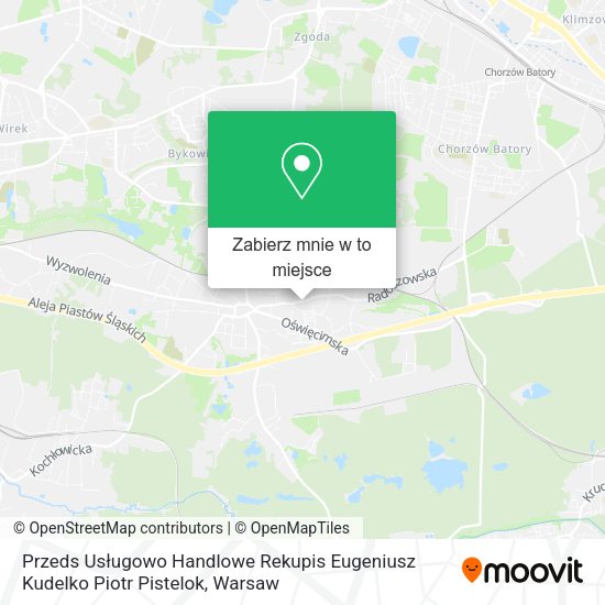 Mapa Przeds Usługowo Handlowe Rekupis Eugeniusz Kudelko Piotr Pistelok