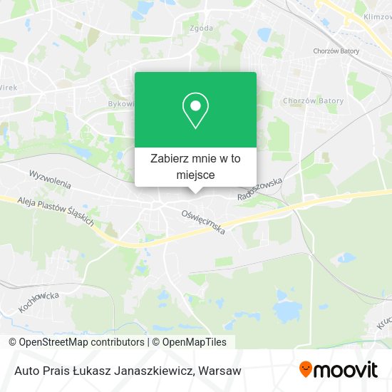 Mapa Auto Prais Łukasz Janaszkiewicz