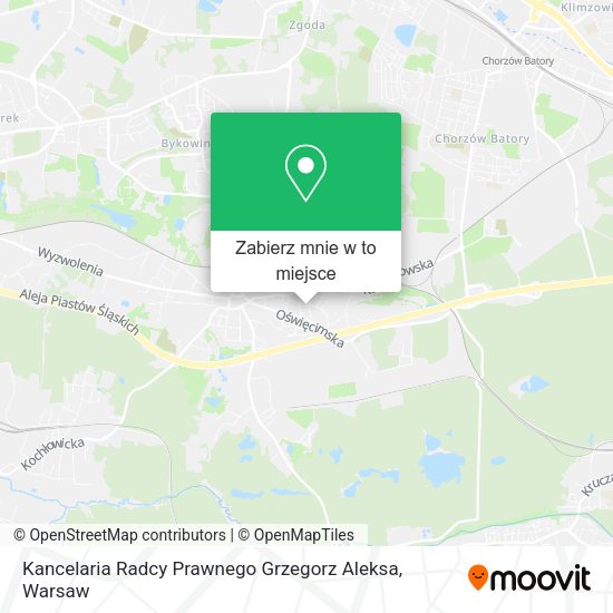 Mapa Kancelaria Radcy Prawnego Grzegorz Aleksa