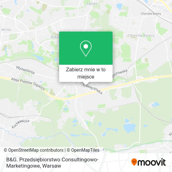 Mapa B&G. Przedsiębiorstwo Consultingowo-Marketingowe