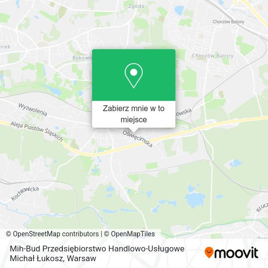 Mapa Mih-Bud Przedsiębiorstwo Handlowo-Usługowe Michał Łukosz