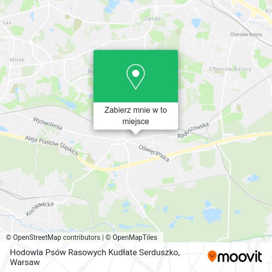 Mapa Hodowla Psów Rasowych Kudłate Serduszko