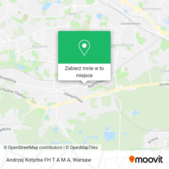 Mapa Andrzej Kotyrba FH T A M A