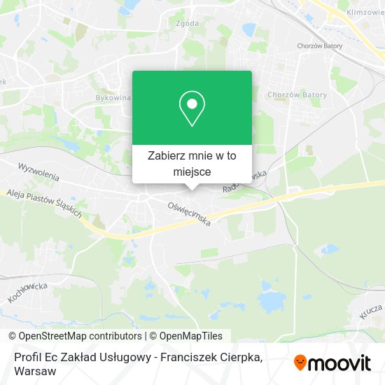 Mapa Profil Ec Zakład Usługowy - Franciszek Cierpka