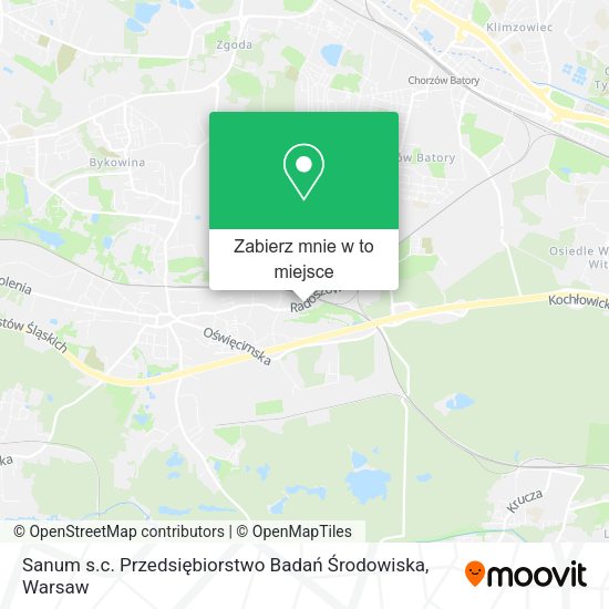 Mapa Sanum s.c. Przedsiębiorstwo Badań Środowiska