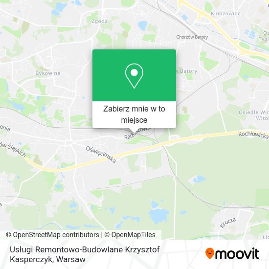 Mapa Usługi Remontowo-Budowlane Krzysztof Kasperczyk