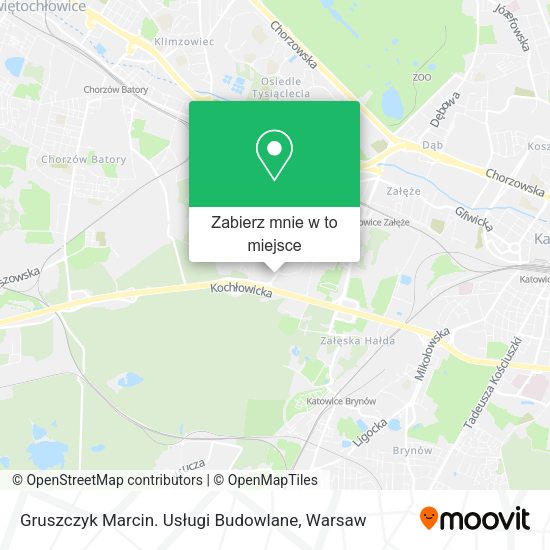 Mapa Gruszczyk Marcin. Usługi Budowlane